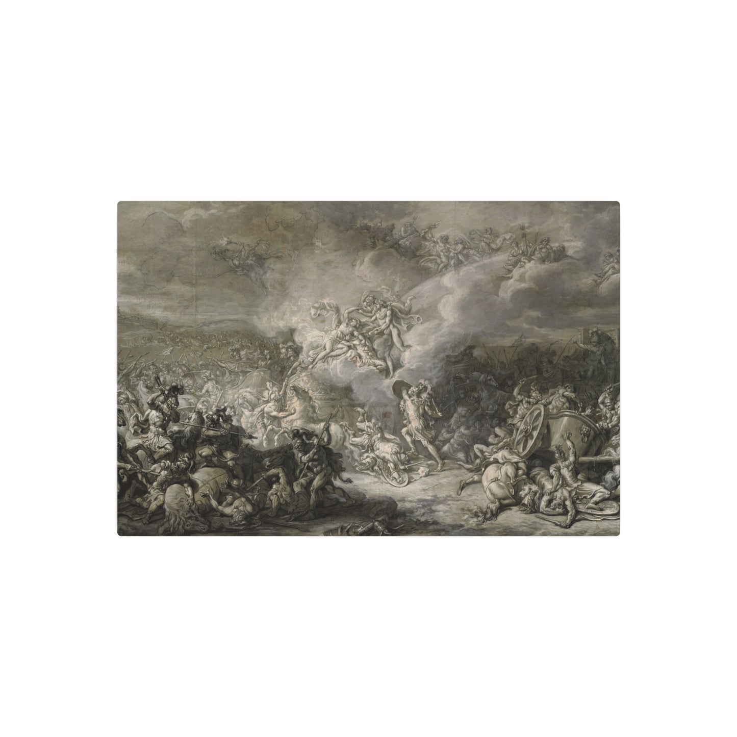 The Combat of Diomedes - Metal Print