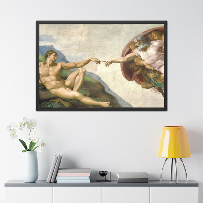 The Creation of Adam - Framed Print