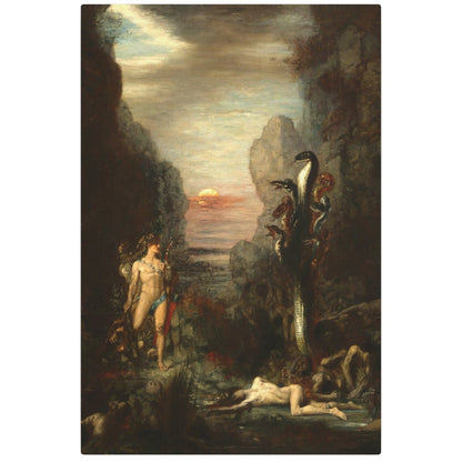 Hercules and the Hydra - Metal Print