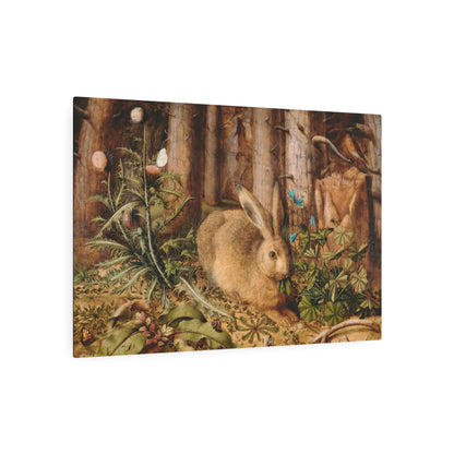 A Hare in the Forest - Metal Print