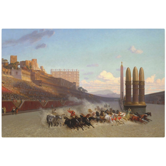 Chariot Race - Metal Print