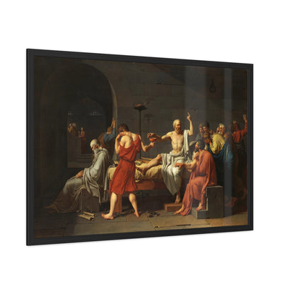 The Death of Socrates - Framed Print