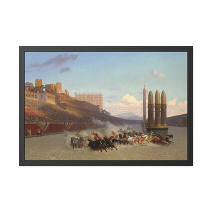 Chariot Race - Framed Print