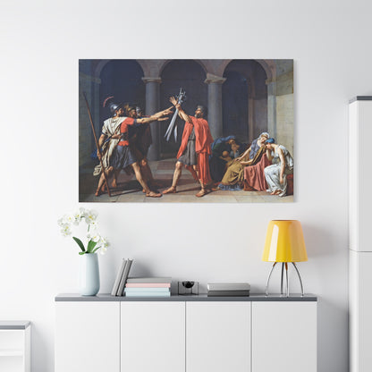 The Oath of the Horatii - Canvas Wrap