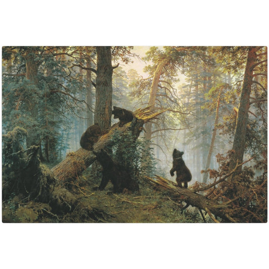 Morning in a Pine Forest - Metal Print