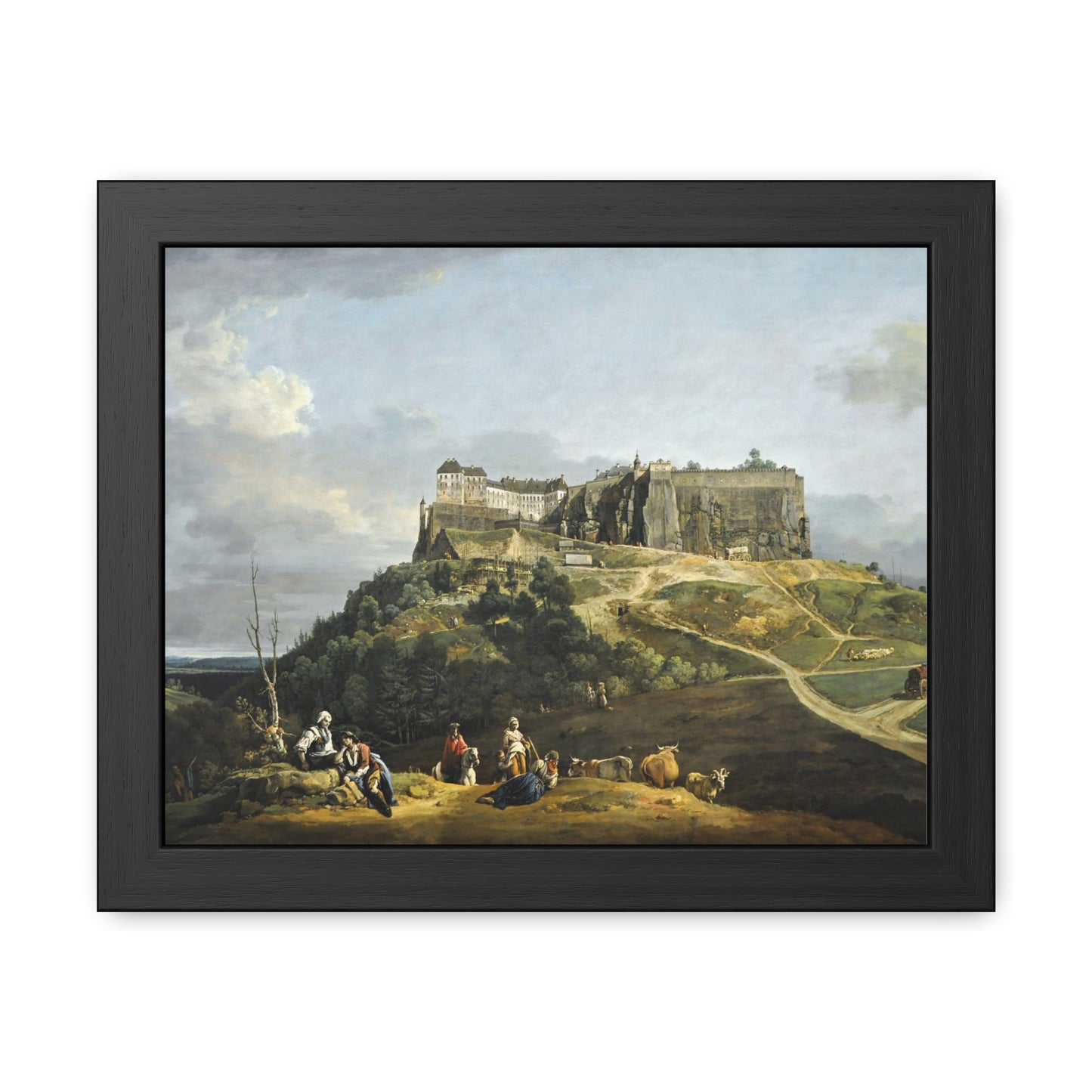 The Fortress of Königstein - Framed Print