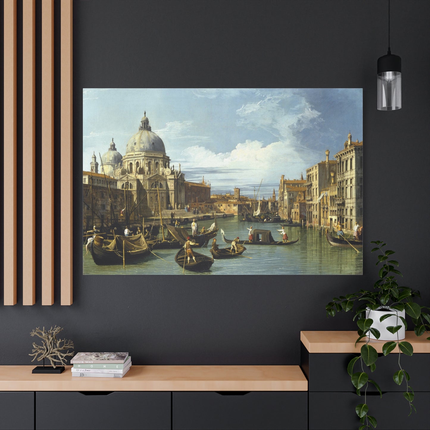 The Entrance to the Grand Canal, Venice - Canvas Wrap