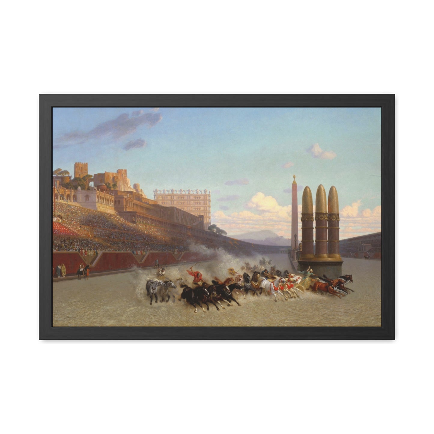 Chariot Race - Framed Print