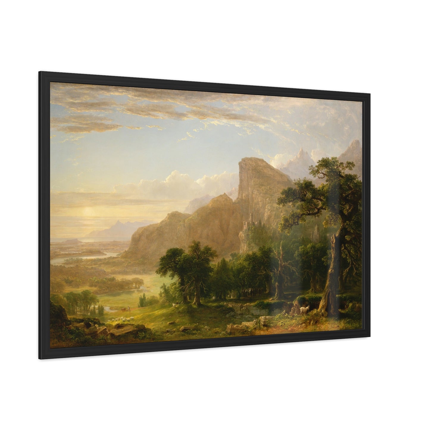 Scene from Thanatopsis - Framed Print