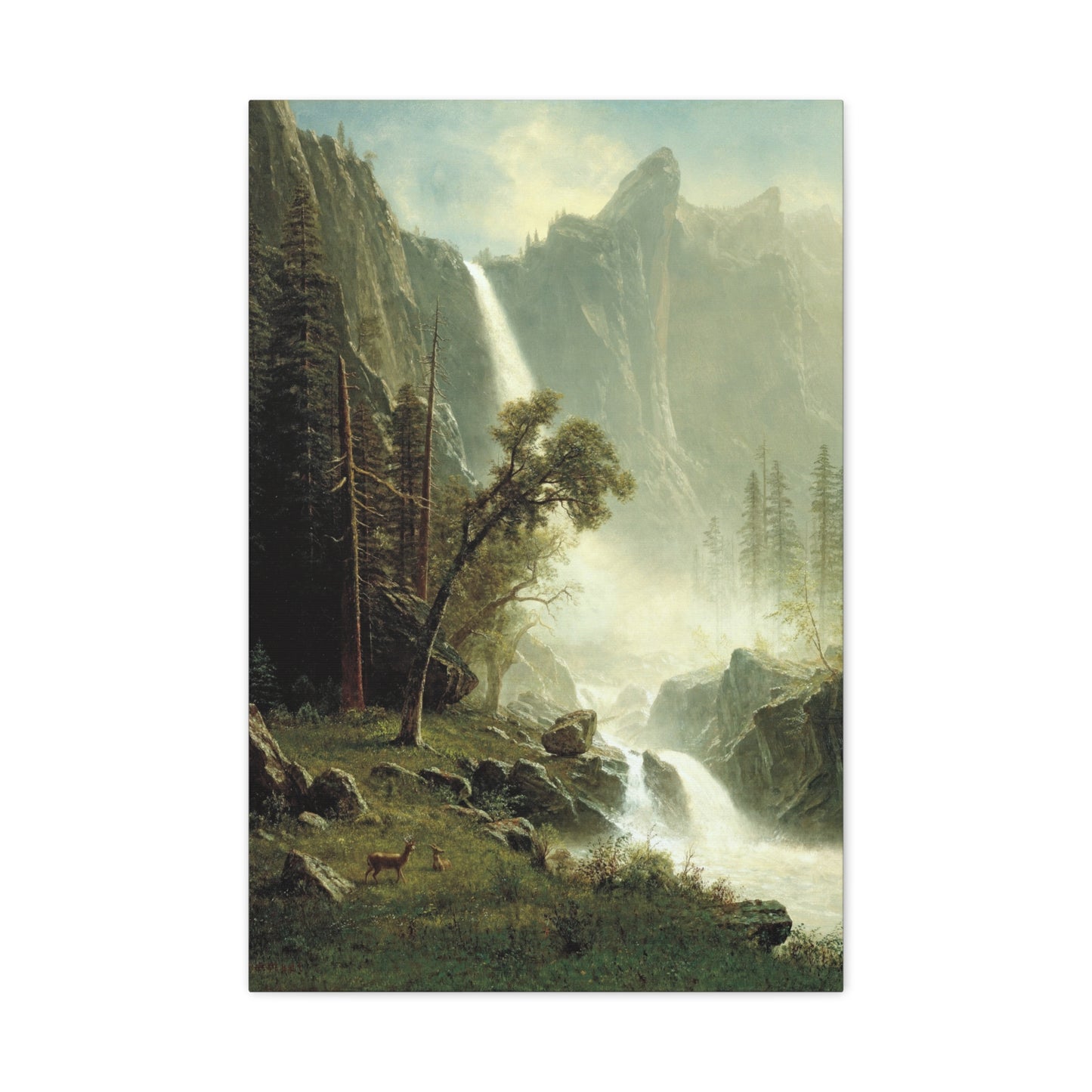 Bridal Veil Falls, Yosemite - Canvas Wrap