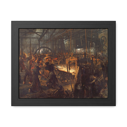 The Iron Rolling Mill - Framed Print