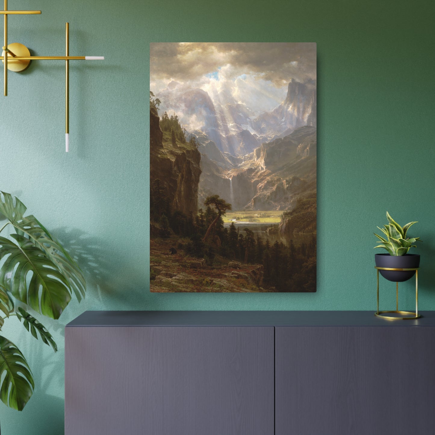 Rocky Mountains, Lander's Peak - Metal Print