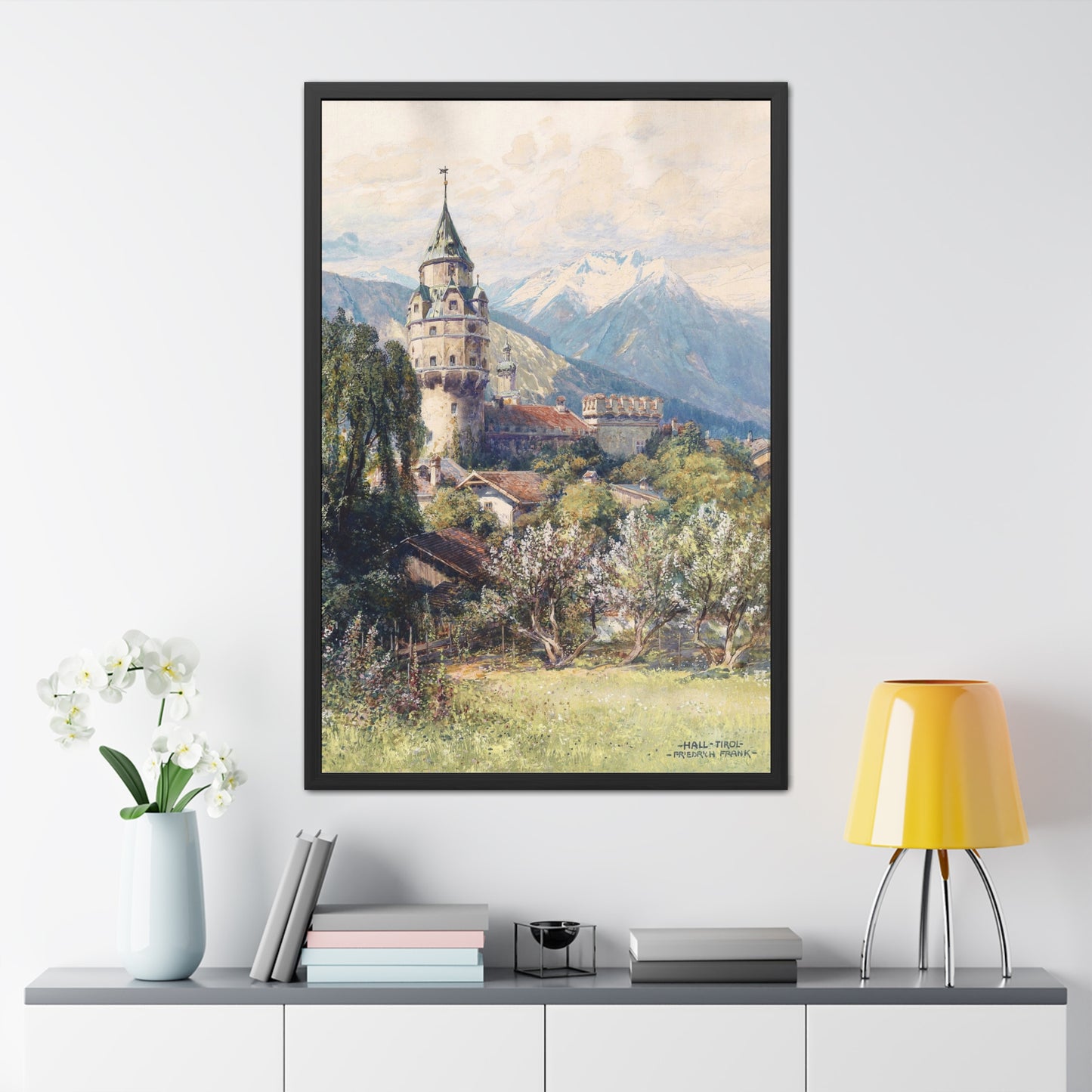 Hill Station Landscape - Framed Print