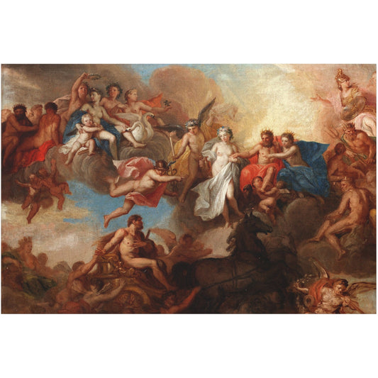 The Marriage of Hercules and Hebe - Canvas Wrap