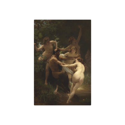 Nymphs and Satyr - Metal Print