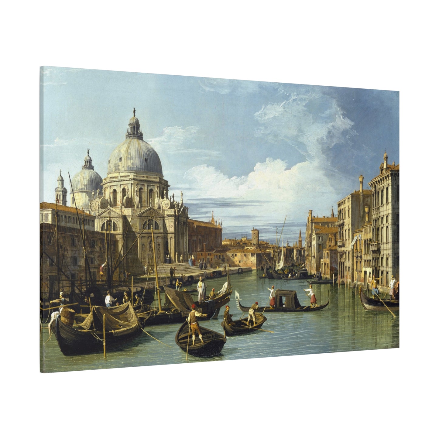 The Entrance to the Grand Canal, Venice - Canvas Wrap