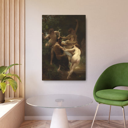 Nymphs and Satyr - Metal Print