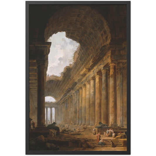 The Old Temple - Framed Print