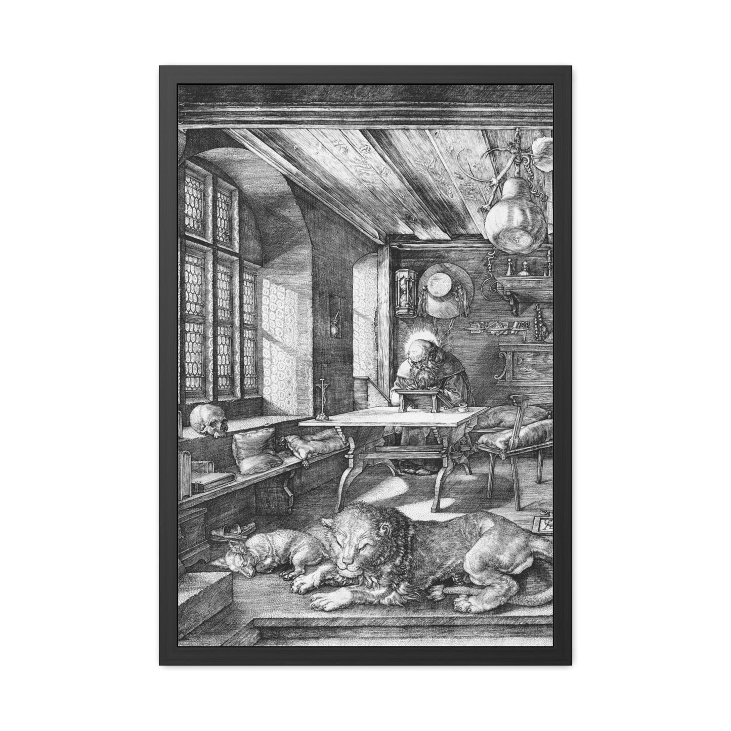 St. Jerome in His Study - Framed Print