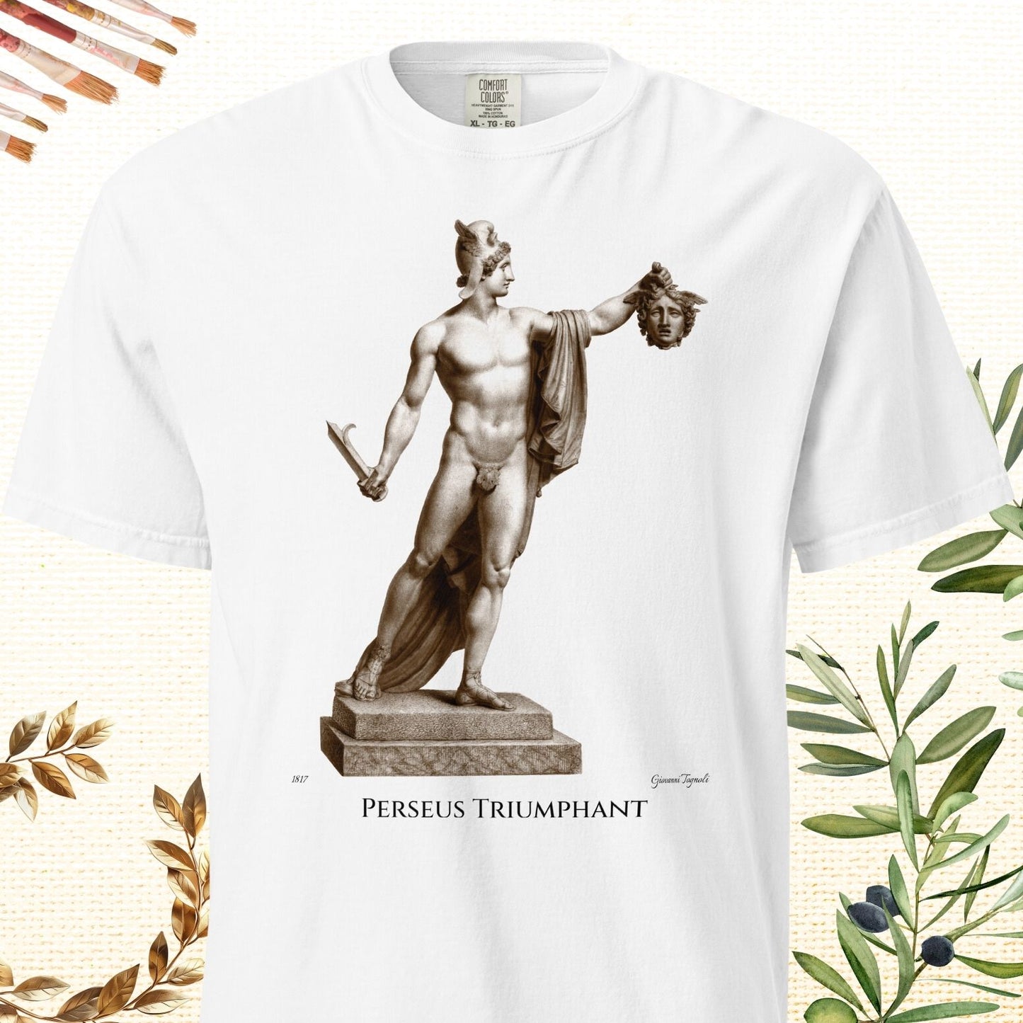 Perseus Triumphant - Fine Art T-Shirt