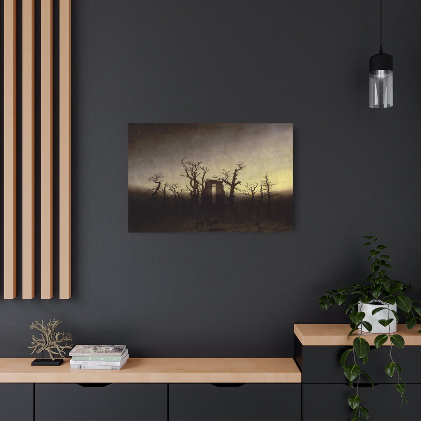 The Abbey in the Oakwood - Metal Print