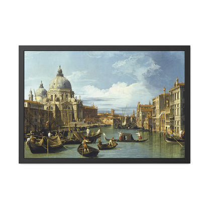 The Entrance to the Grand Canal, Venice - Framed Print