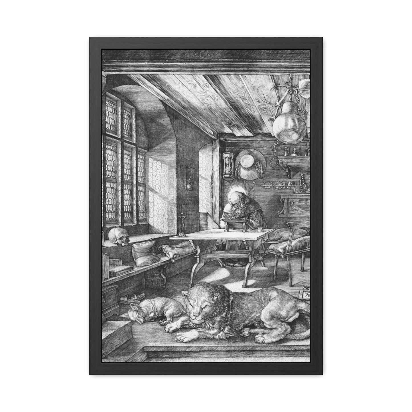 St. Jerome in His Study - Framed Print