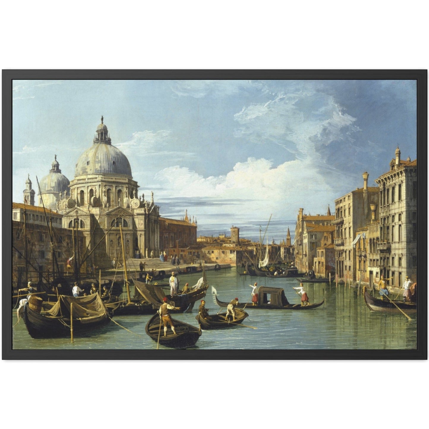 The Entrance to the Grand Canal, Venice - Framed Print