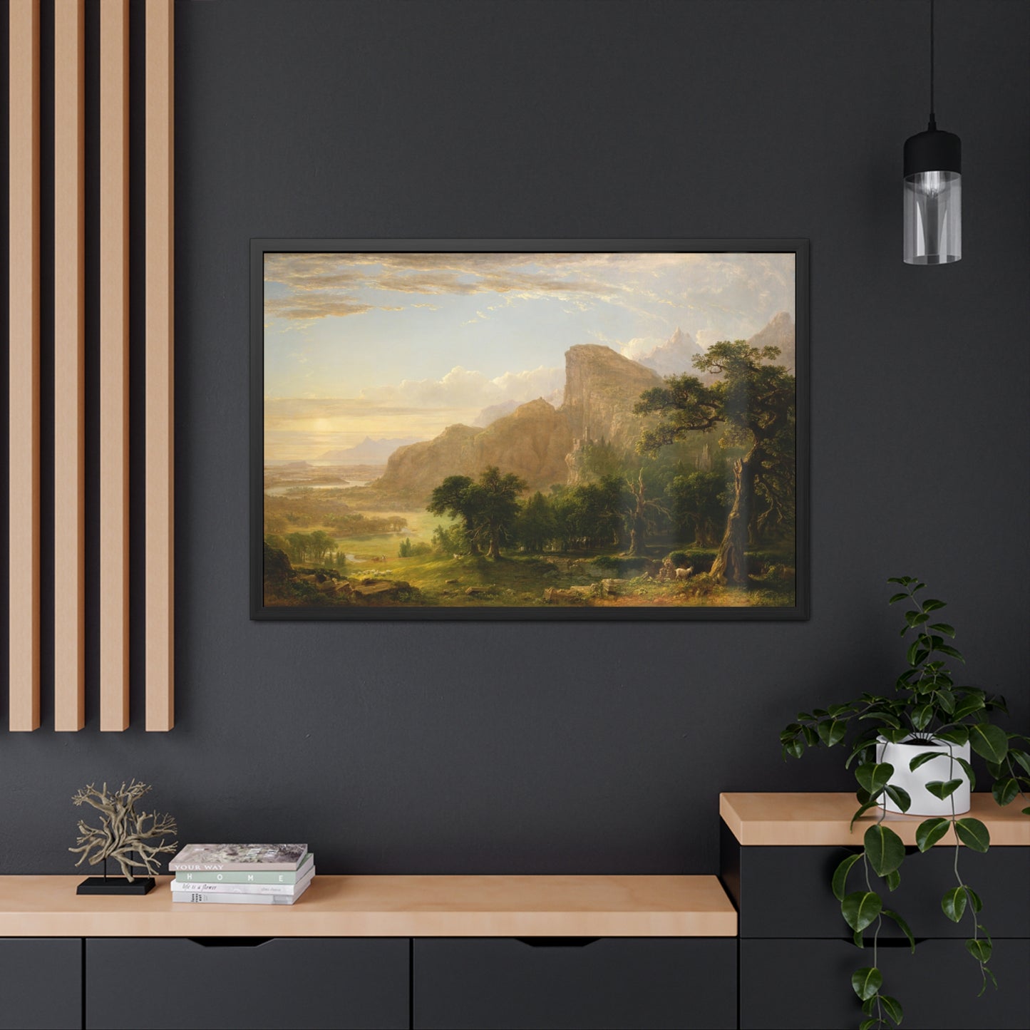 Scene from Thanatopsis - Framed Print