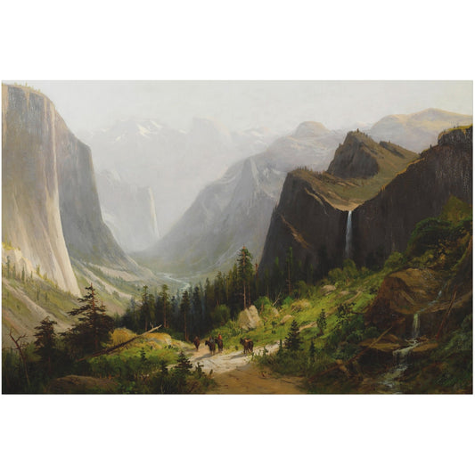 Yosemite Valley, California from the Artist's Point - Canvas Wrap