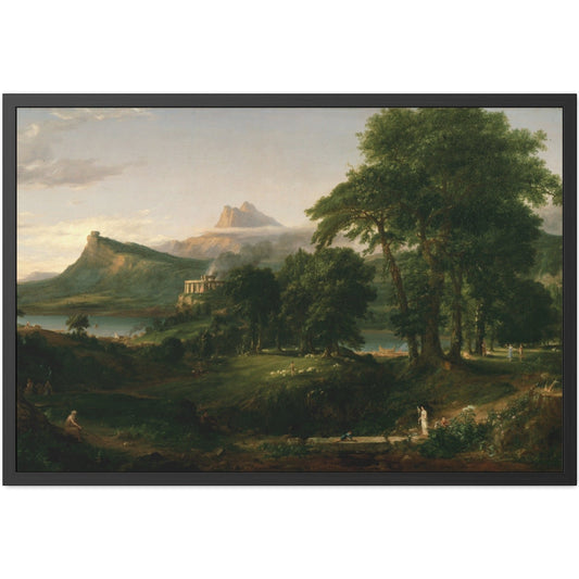 The Course of Empire: The Pastoral State - Framed Print