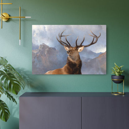 The Monarch of the Glen - Metal Print