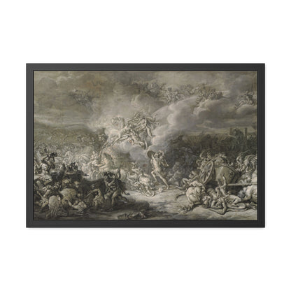 The Combat of Diomedes - Framed Print