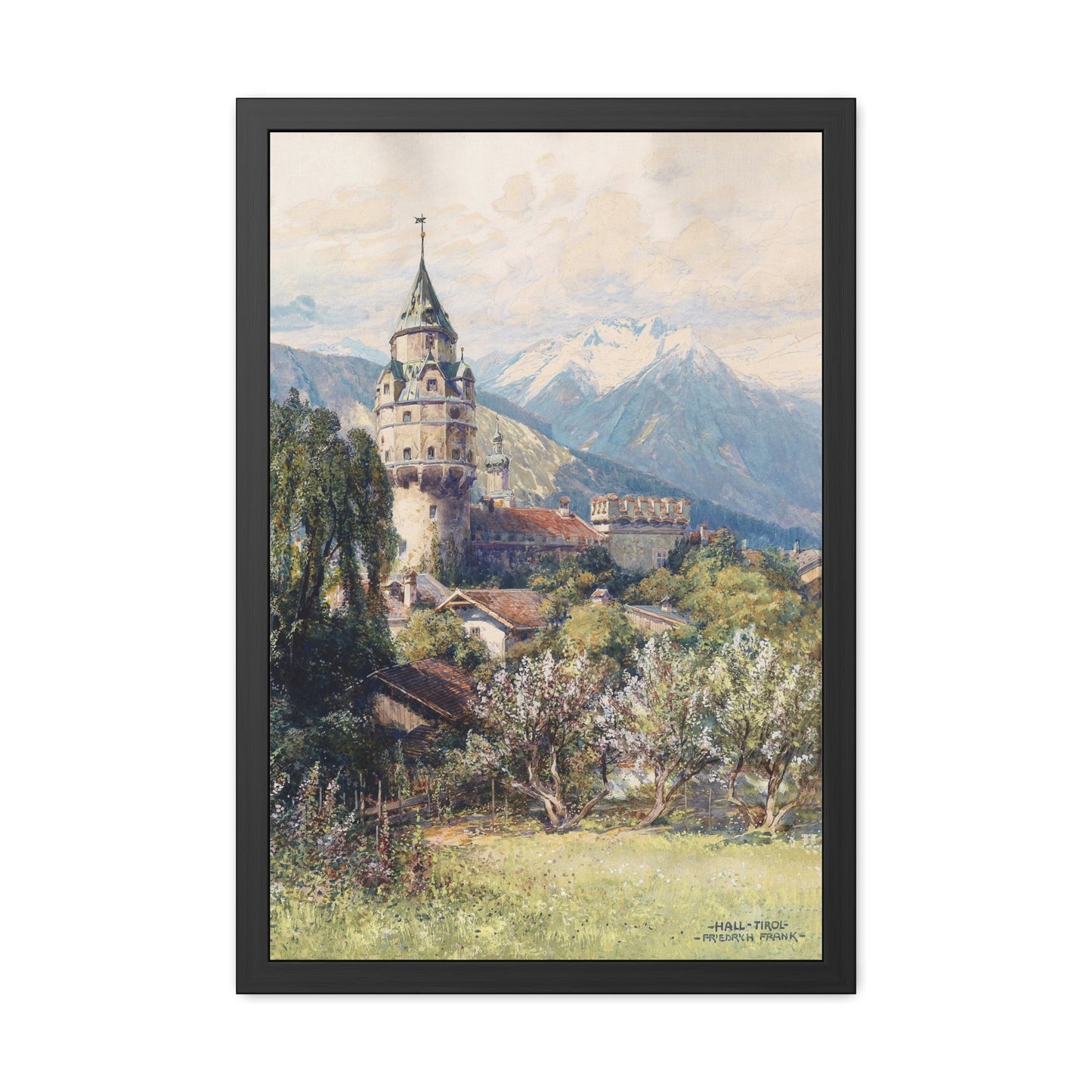 Hill Station Landscape - Framed Print