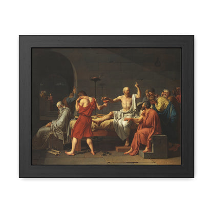 The Death of Socrates - Framed Print