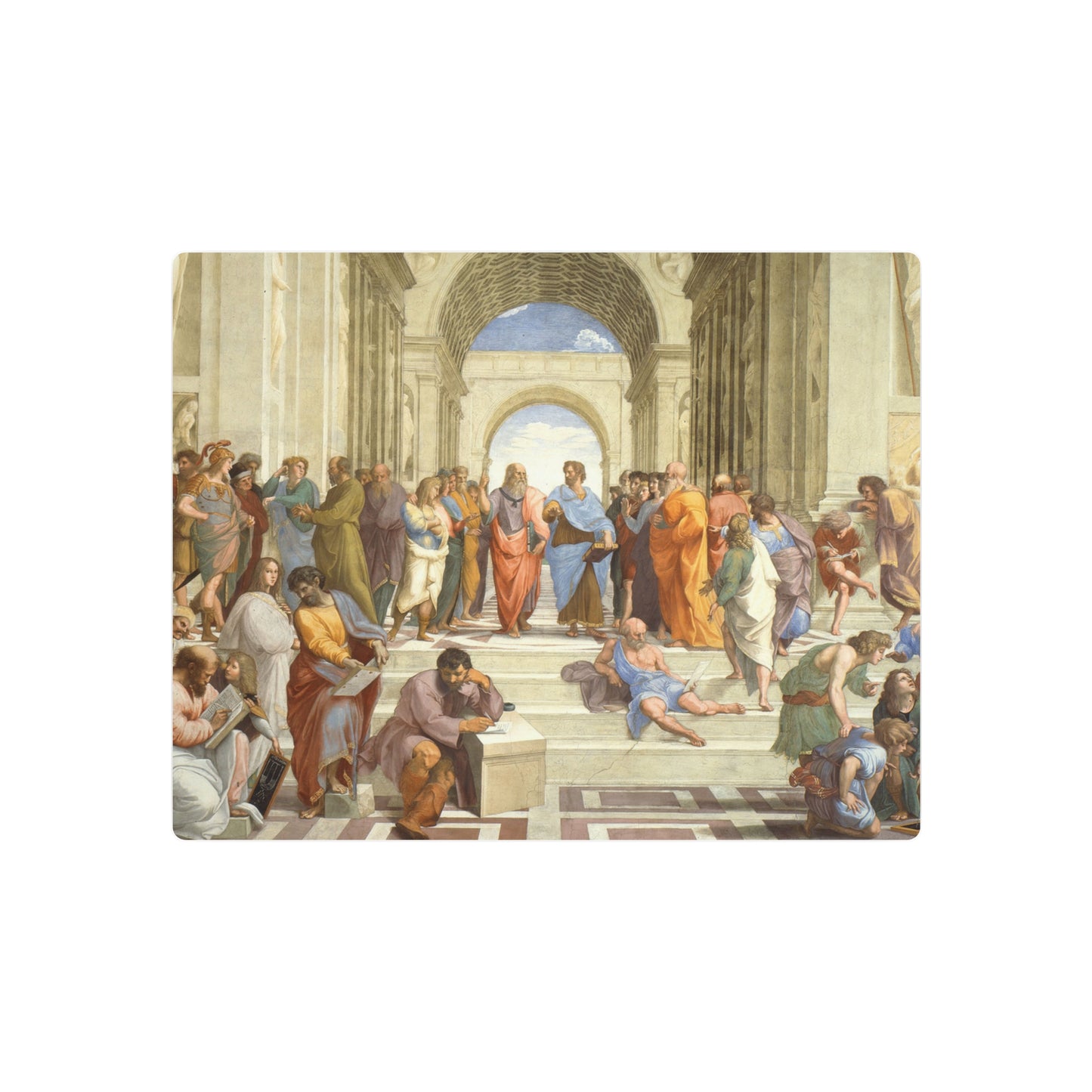 The School of Athens - Metal Print