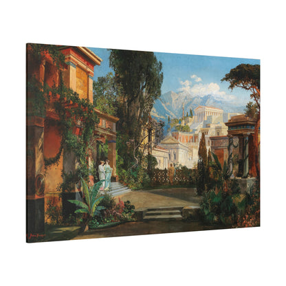 A View of an Ancient City - Canvas Wrap
