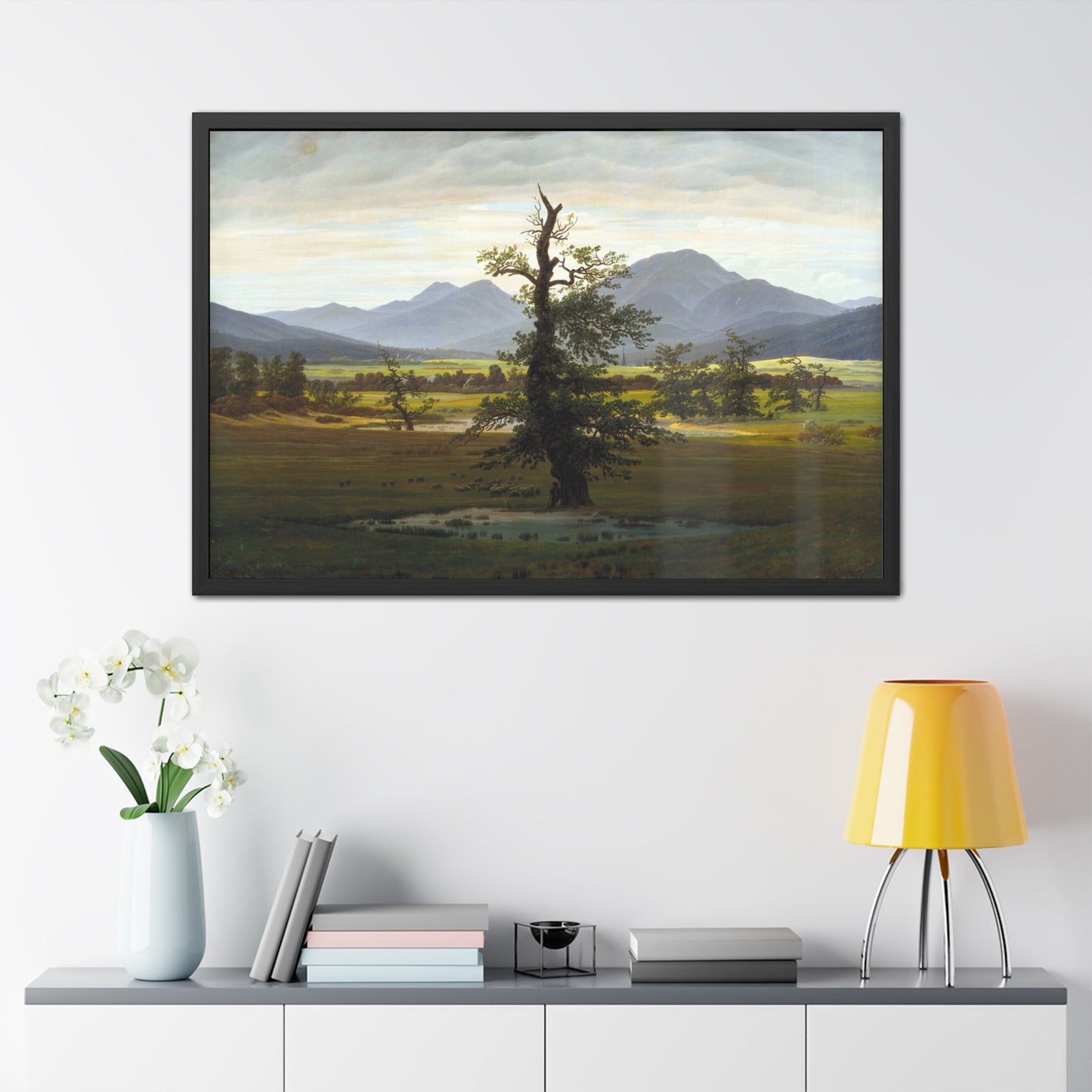 The Lone Tree - Framed Print