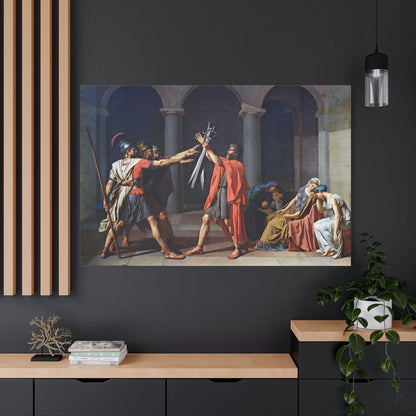 The Oath of the Horatii - Canvas Wrap