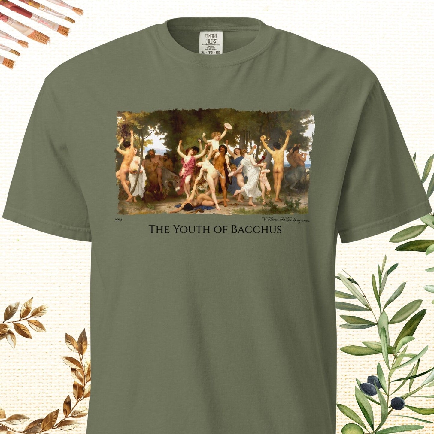 The Youth of Bacchus - Fine Art T-Shirt