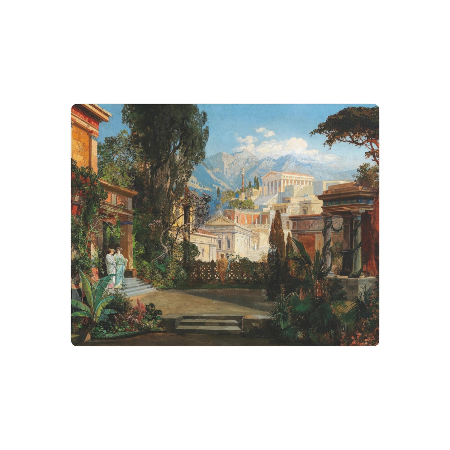 A View of an Ancient City - Metal Print