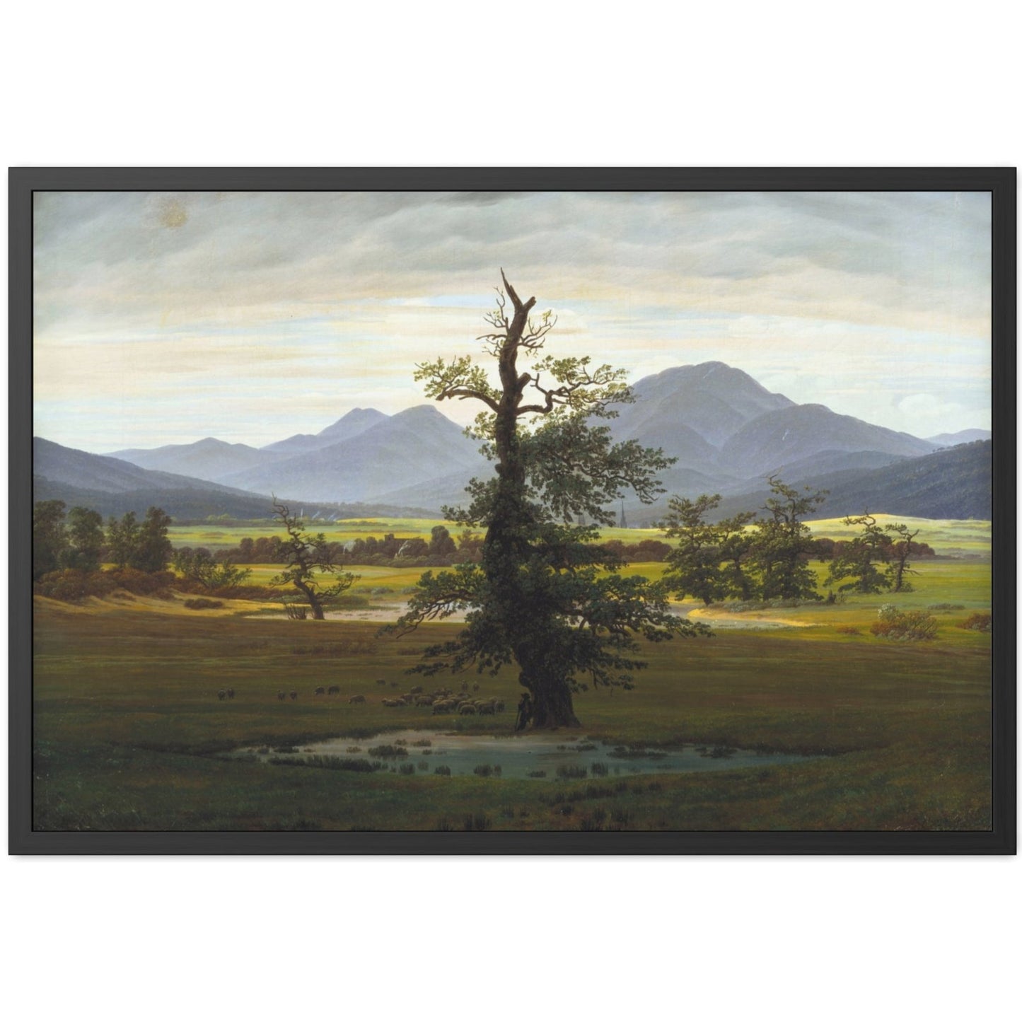 The Lone Tree - Framed Print