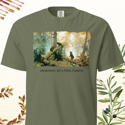 Morning in a Pine Forest - Fine Art T-Shirt