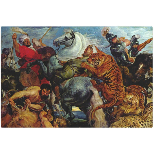 The Tiger Hunt - Metal Print