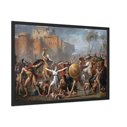 The Intervention of the Sabine Women - Framed Print