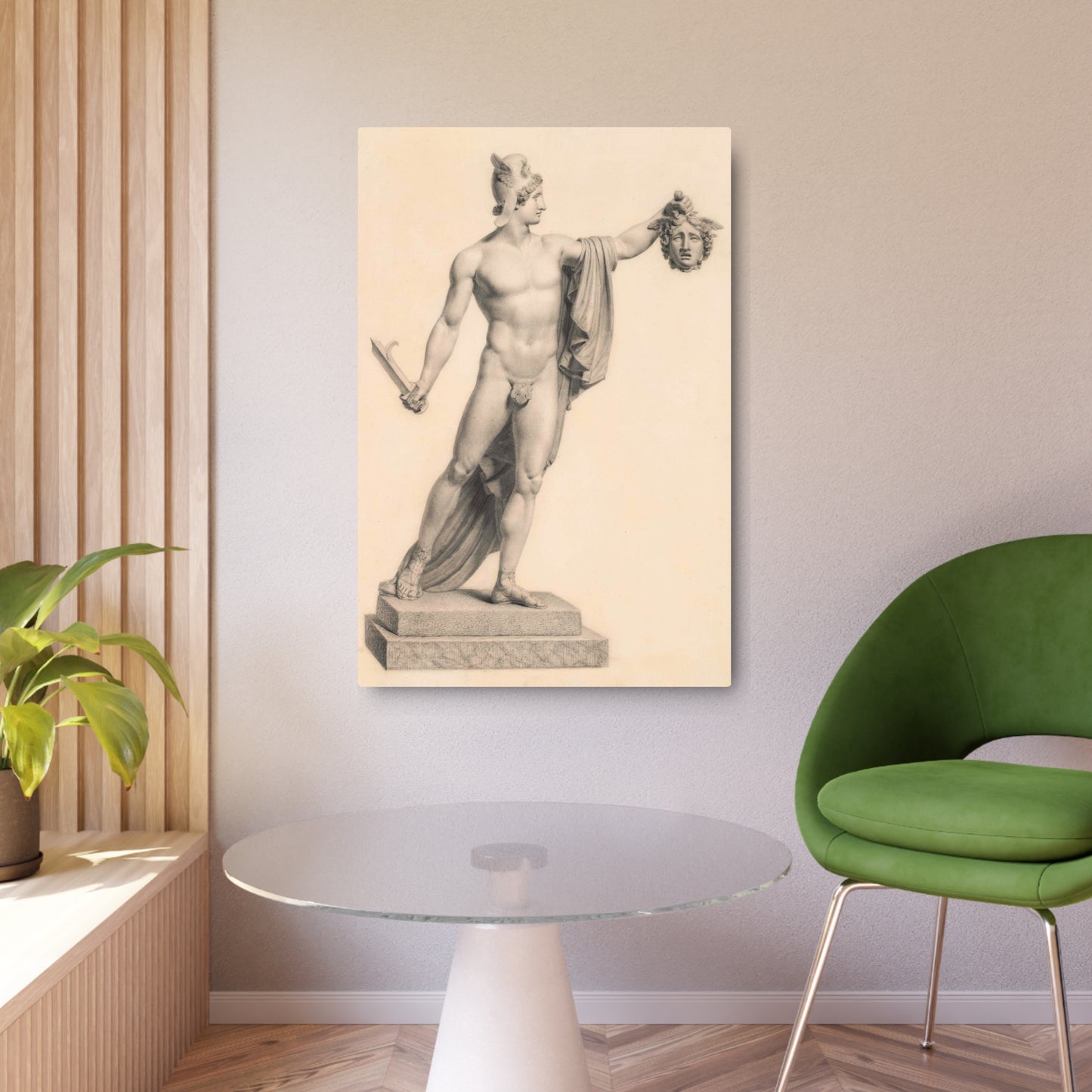 Perseus Triumphant - Metal Print