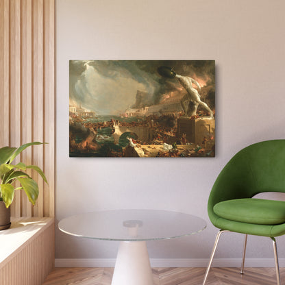 The Course of Empire, Destruction - Metal Print