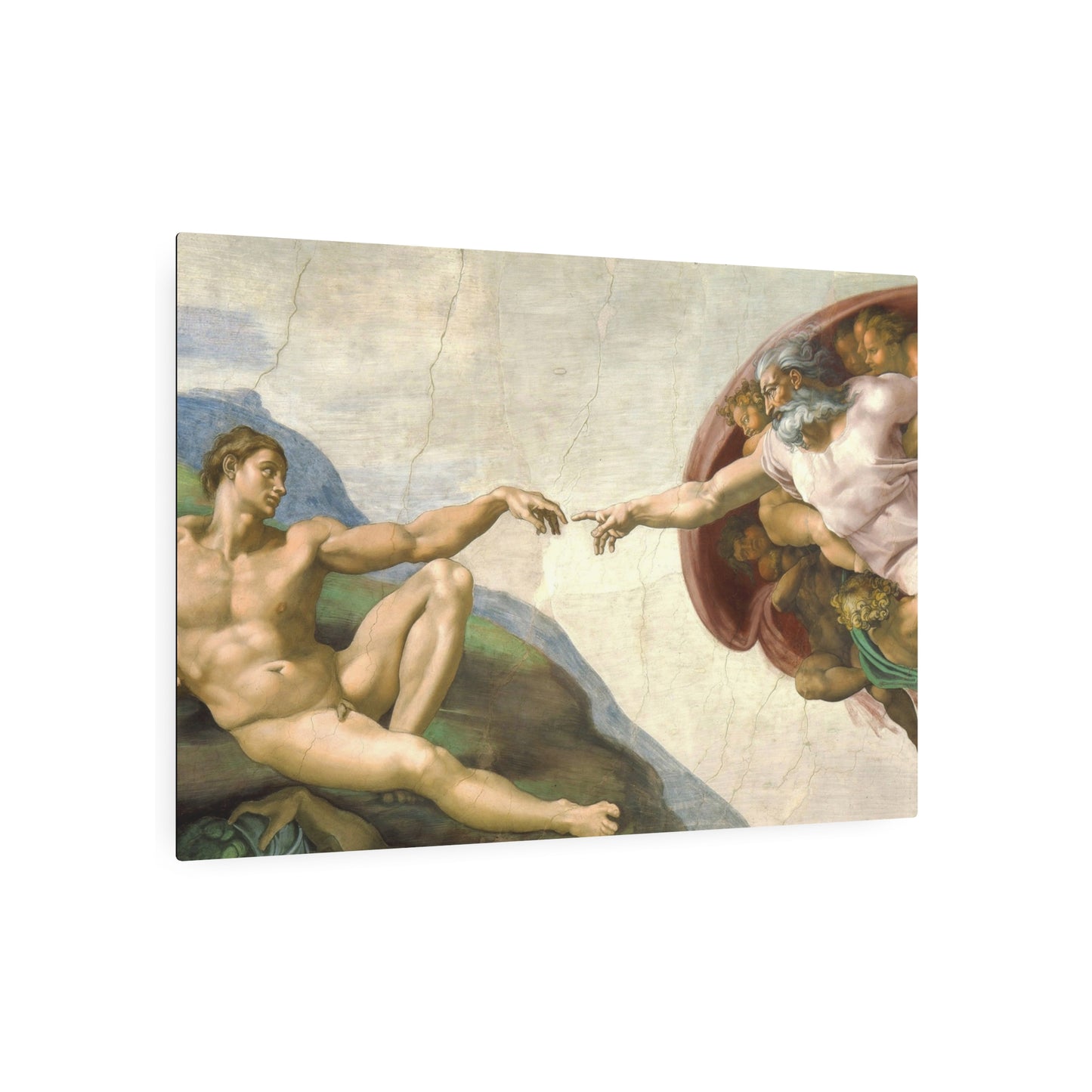 The Creation of Adam - Metal Print