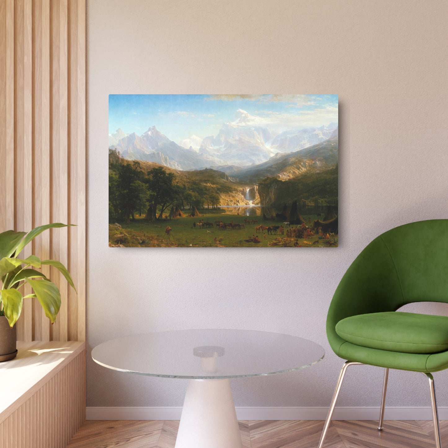 The Rocky Mountains, Lander's Peak (Second Version) - Metal Print