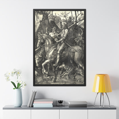 Knight, Death, and the Devil - Framed Print